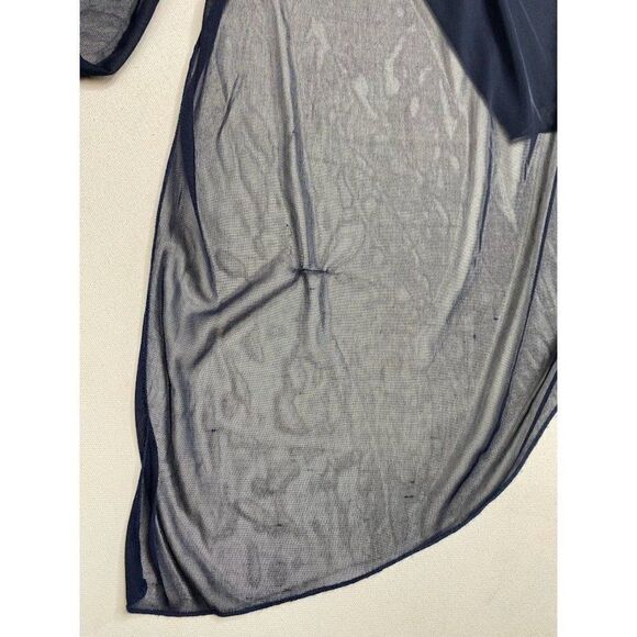 City Triangle Blue Strapless Sweetheart Neck Sequin‎ High Low Dress Sz 3 - Picture 11 of 11